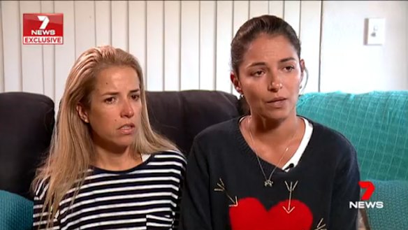 Rita Maciel and Carolina Camara, friends of Cecilia Haddad.