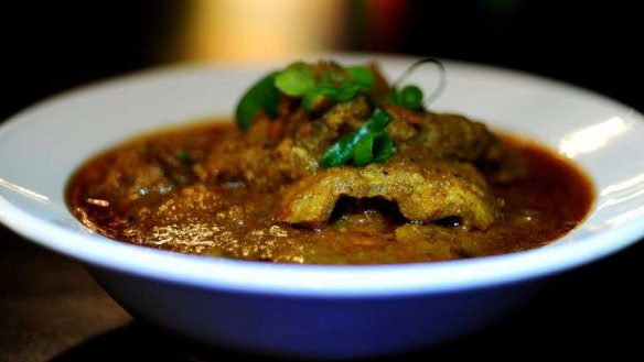 Exquisite: Khasiko masu goat curry.