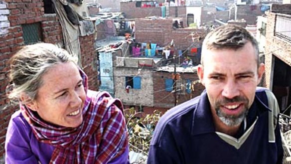 Cathy and Mark Delaney: "The longer we have stayed here, the more we can see the positive effect it has had on us. I feel much freer of money and possessions," says Cathy.