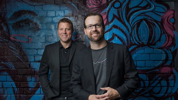 Aconex founders Leigh Jasper and Rob Philpott will each walk away with a cool $100 million.