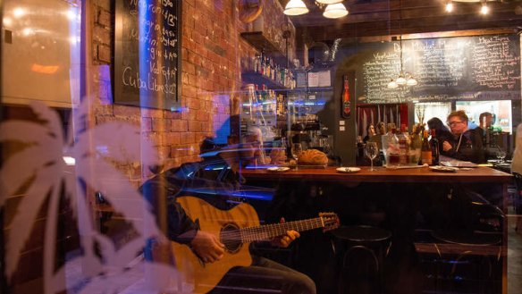 Authentically Catalan: A flamenco guitarist entertains on Thursday nights.