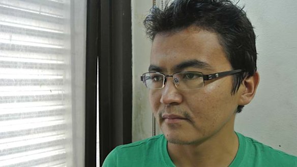 Saved … Afghan asylum seeker Habib Ullah.