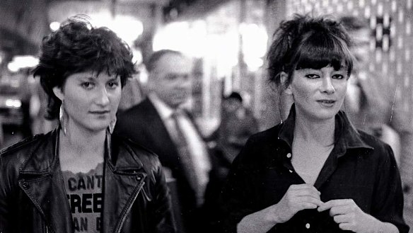 Gutsy determination ... Vera Plevnik as Jane and Julie Barry as Jackie.