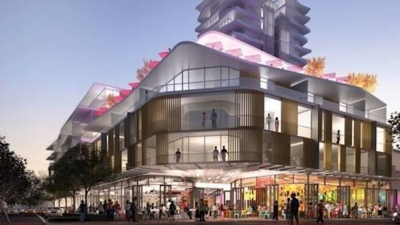 An artist's impression of a development planned for Subiaco, which the council has said is out of step with surrounds.