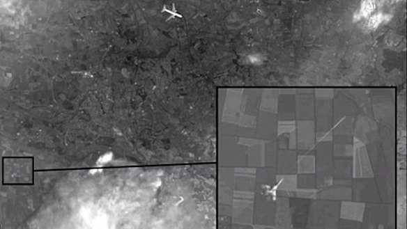 Screenshot from Channel One's broadcast.