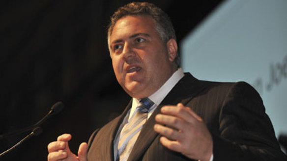 Joe Hockey ...  condemns plan for a levy.