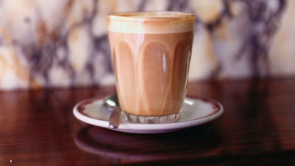 Why do some people prefer their latte in a glass?