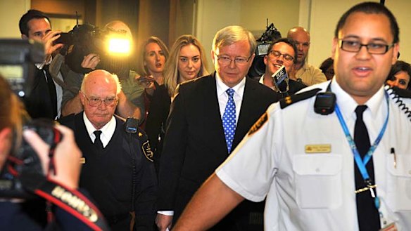 New man in charge: Kevin Rudd.