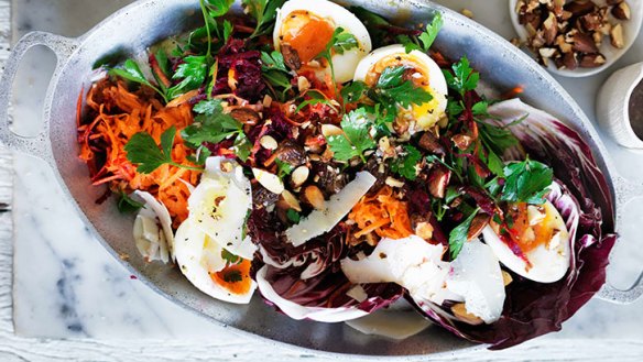 Take a tip from the top on how to soft-boil an egg on your way to making this super salad.