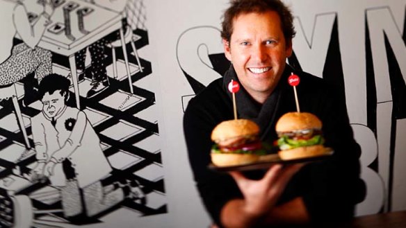 Hot on food integrity: Simon Crowe, founder of the Grill'd burger chain.