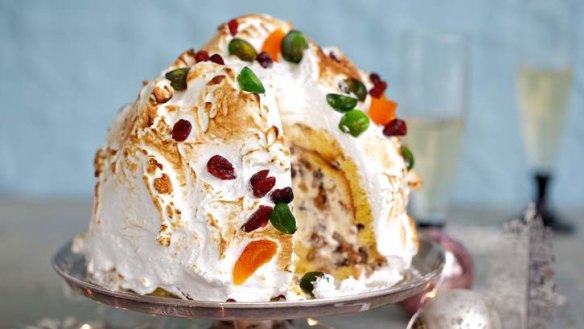 Dessert mash-up: The Christmas bombe.