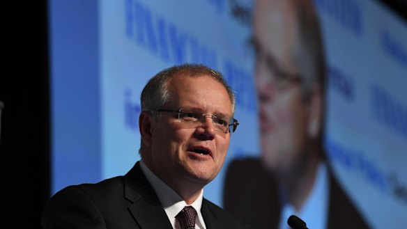 Don't listen to what Treasurer Scott Morrison says, but watch what he does.