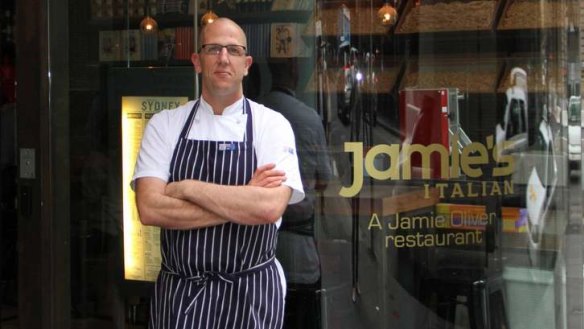 Chef Nick Haszard at Jamie's Italian which is due to open around November 6.