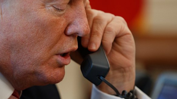 President Donald Trump. Not as scary.