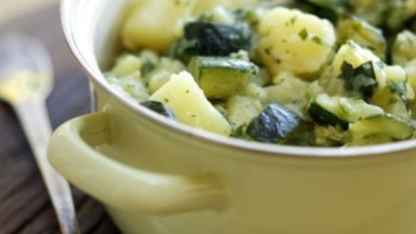 Zucchini and potato stew