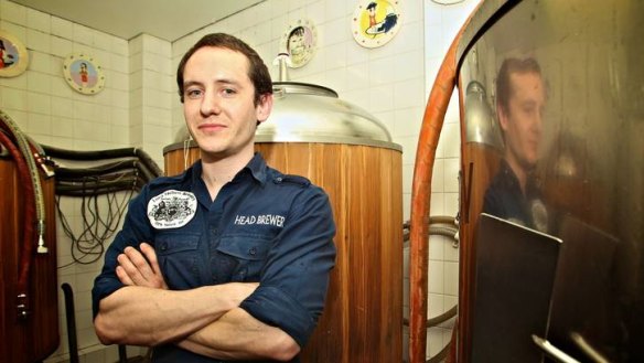Andrew Robson, head brewer at the Lord Nelson Hotel, Sydney.