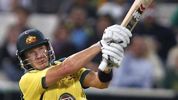 Shane Watson ... starred with the bat.
