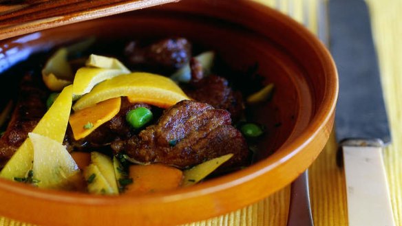 Lamb tagine with preserved lemon