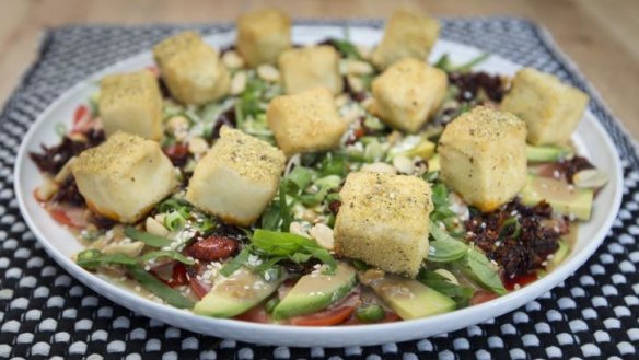 A gluten-free and vegan take on strange flavour sauce and salt and pepper tofu.