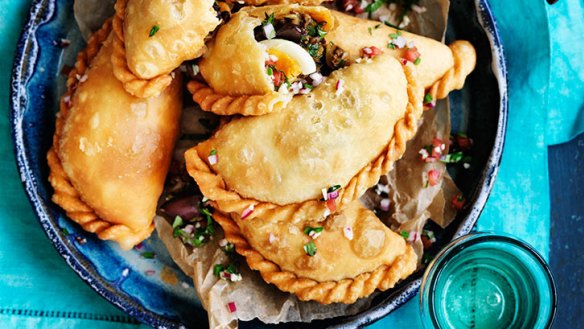 Tasty dinner or party idea: Beef and egg empanadas.