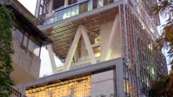 Home sweet home ... Mukesh Ambani's new home.