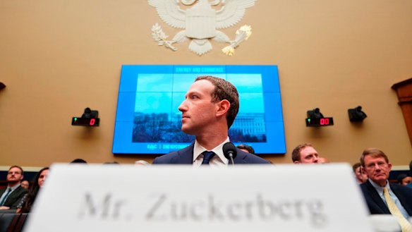 Mark Zuckerberg testifies on Capitol Hill about the use of Facebook data to target American voters.
