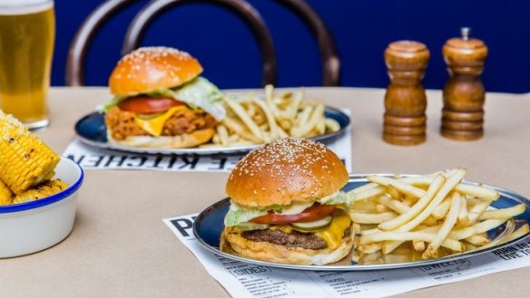 Burgers are on the menu at the new Pub Life Kitchen venue.