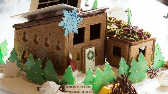 Mod cons:  Darren Purchese's gingerbread house.