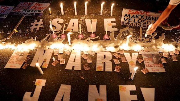 A campaign to save convicted Filipina drug smuggler Mary-Jane Veloso. 