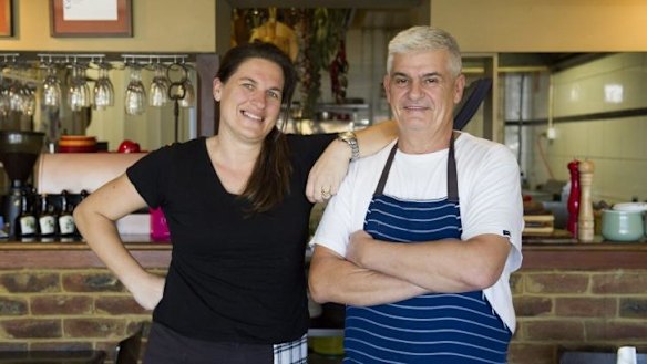 Maestral restaurant owners Julie and Julian Skaljac.