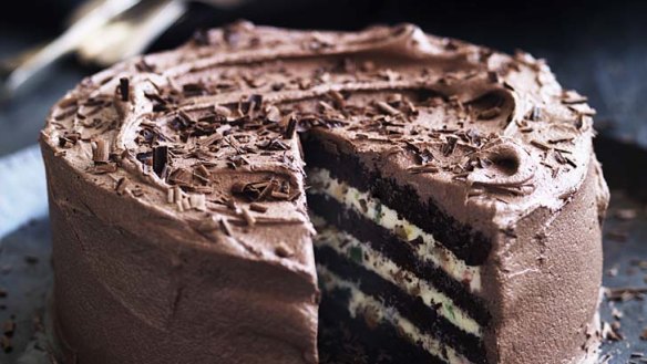 Chocolate and ricotta cake.