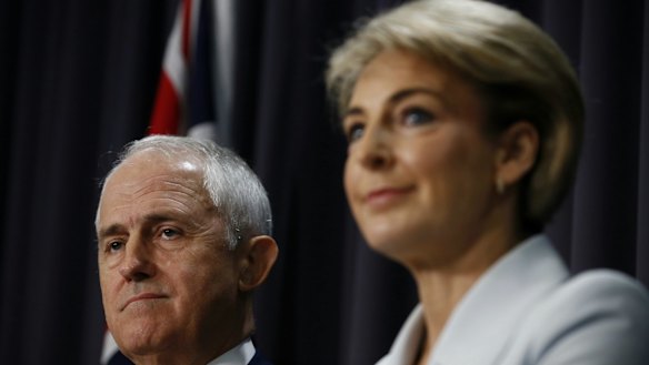Prime Minister Malcolm Turnbull and Employment Minister Senator Michaelia Cash.