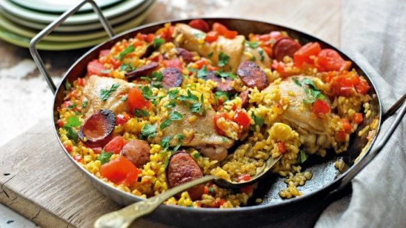 Paella is a crowd-pleaser.