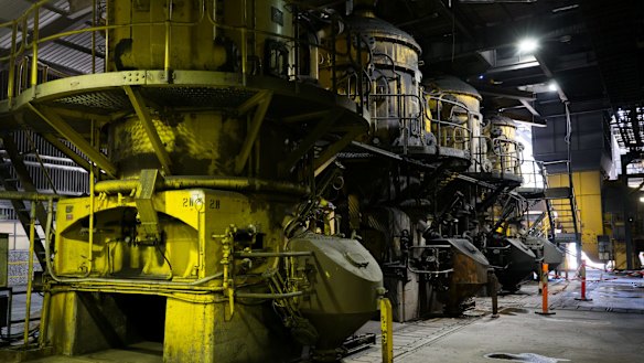The pulverising mills at AGL's Liddell Power Station - not about to be bought by Alinta.