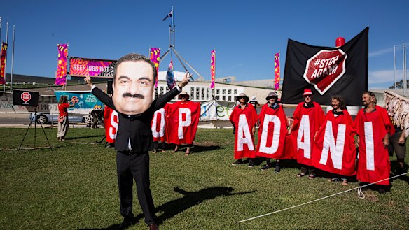 The Adani mine proposal has encountered strong public opposition and has struggled to secure bank backing.