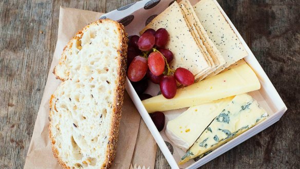 SYDNEY, AUSTRALIA - MARCH 26: Cheese Board from the Sydney Royal Beer & Wine Garden at the Royal Easter Show on March 26, 2015 in Sydney, Australia. (Photo by Christopher Pearce/Fairfax Media)