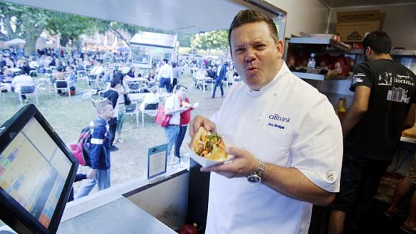 Inspiring: Signature dishes from Gary Mehigan are now available from the Eat Art food truck.