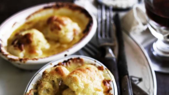 Neil Perry's cauliflower gratin.