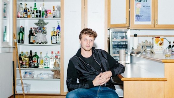 Jeremy Gardner at the Crypto Castle in San Francisco, where he lives.