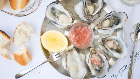 Shucked-to-order oysters are half price during happy hour (4-6pm daily) at Entrecote, South Yarra.