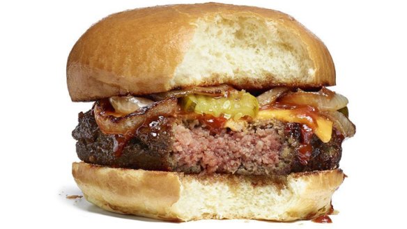 More than meats the eye: The Impossible Cheeseburger is completely plant-based.