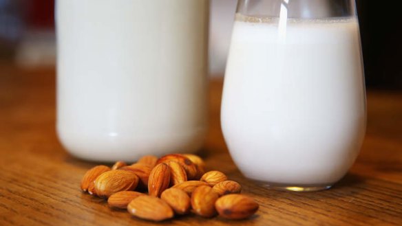 Almond milk is catching up to soy as a non-dairy alternative.
