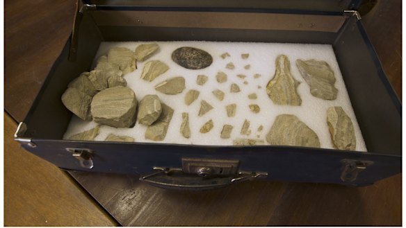 Artefacts discovered at Lake Mungo.