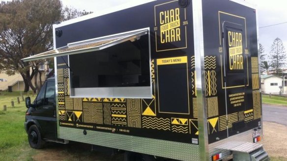 George Geagea's Char Char Bar & Grill food truck.