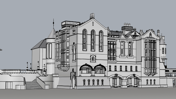 A rendering for Scots College's proposed $25 million new library by JCA Architects.