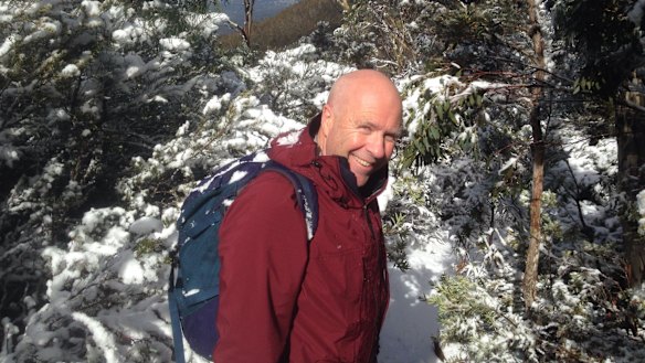 Flanagan on Mount Wellington.