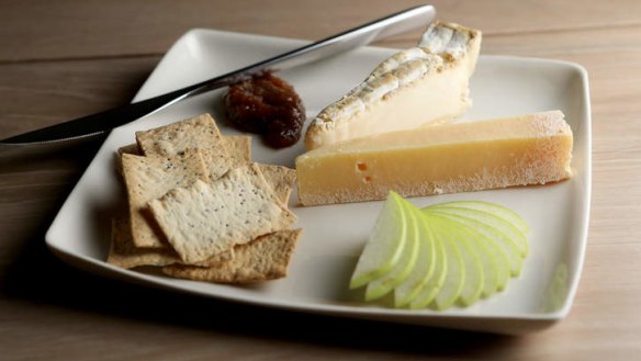 The Ugly Duckling's cheese plate.
