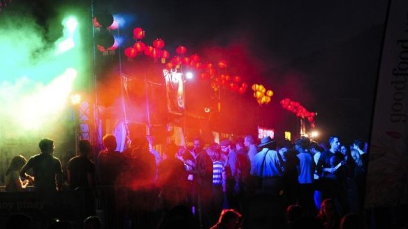 Popular: Crowds have been flocking to the Enlighten Night Noodle Markets..