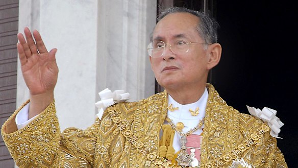 Thailand's King Bhumibol Adulyadej died in October 2016.