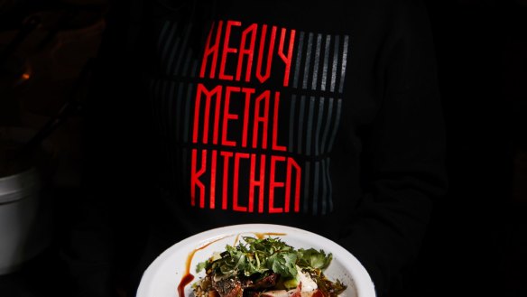 24-hour coal-cooked beef from Heavy Metal Kitchen.